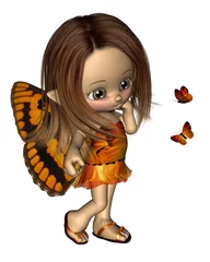  Toon Butterfly Fairy - Oranje © Algol