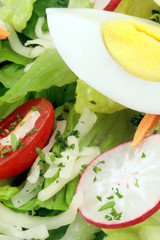 healthy and  delicious salad