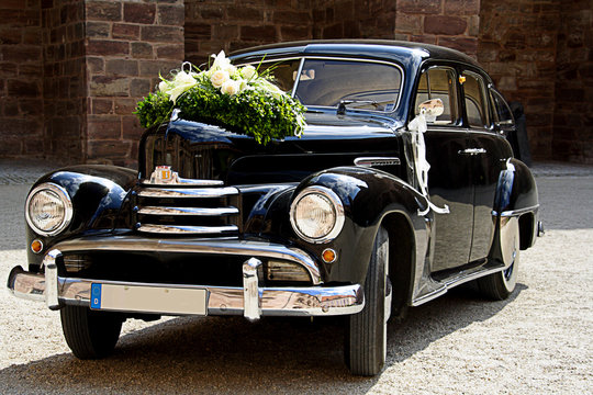 Old wedding car