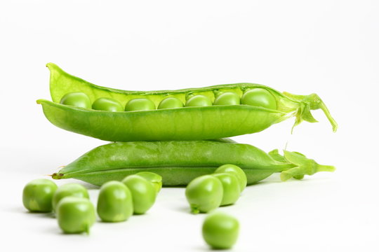 isolated peas