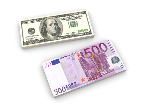 Dollar und Euro