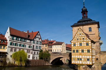 Obraz premium Altstadt von Bamberg, Deutschland