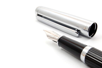 fountain pen isolated on white background