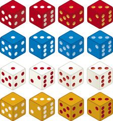 color dices