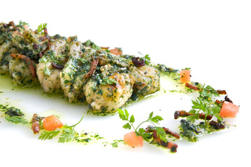 fried frogs legs