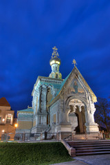 Fototapeta na wymiar Darmstadt Russische Kapelle