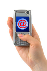 Mobile phone in hand
