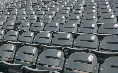 Empty Baseball Stadium Seats