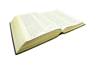 opened bible