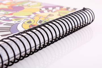 Close-up of notebook