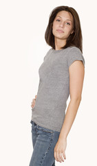 Obraz premium Attractive young woman