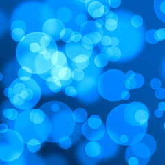 Blue water bubbles background