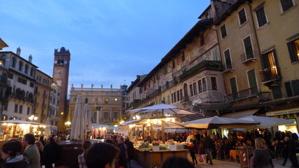 Fototapeta premium market in erbe square