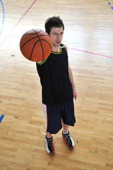 Naklejka premium basketball man