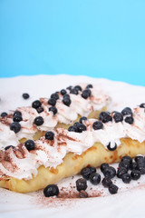 pancakes with blueberries