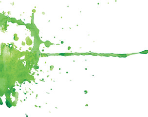 Green blot, vector