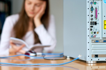 Computer Frau Anleitung