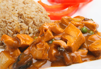 Chicken Curry & Egg Fried Rice