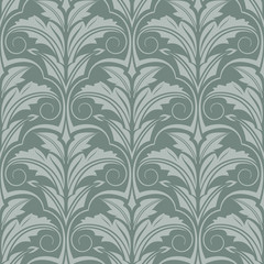 Grey-green seamless wallpaper