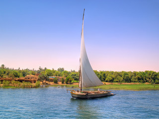 Images from Nile: Feluka sailing