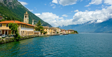 View on small village Gargnano