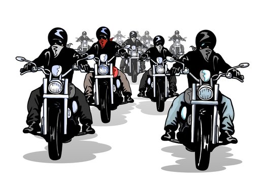Fototapeta bikers