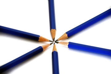 Naklejka premium wheel of pencil