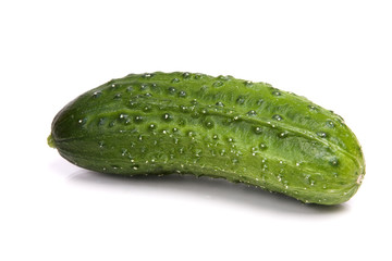 Cucumber isolated on white.