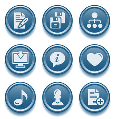 Fototapeta premium Button icon set 10