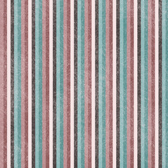 Striped grunge distressed background in rose blue and cream
