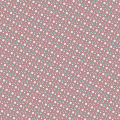 Retro Dots Background in Rose, Cream and Blue