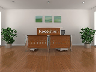 Reception desk