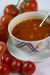 tomaten creme suppe