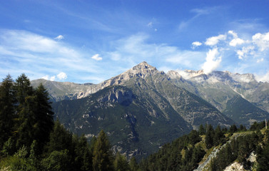 Paesaggio di montanga
