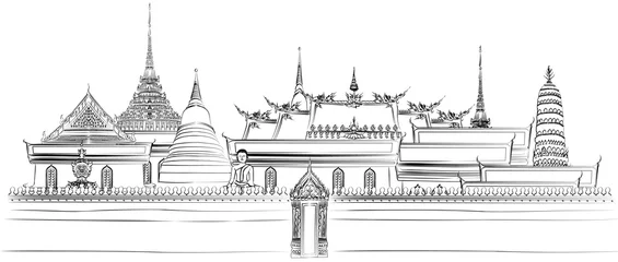 Foto op Plexiglas Bangkok royal palace © Isaxar