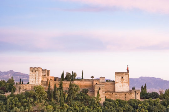 Alhambra at dusk