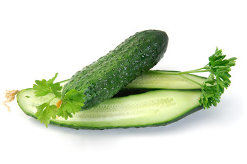 fresh raw cucumber