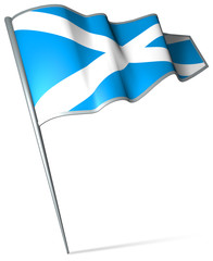 Flag pin - Scotland