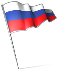 Flag pin - Russia