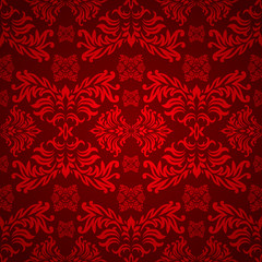 red floral gothic