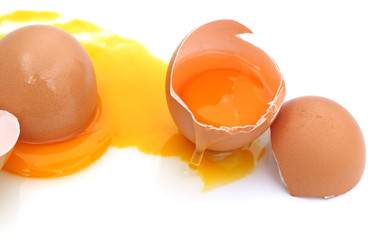 oeufs cassés