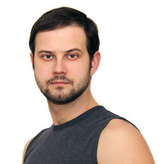 Obraz premium guy with black hair