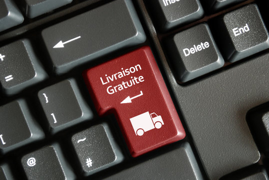 "Livraison Gratuite" key on keyboard (French)