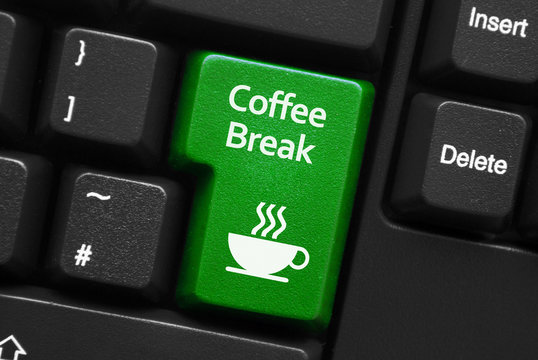 "Coffee break" key on keyboard