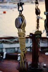 Obraz premium Segelschiff Detailaufnahme