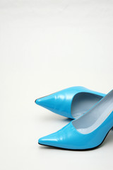 blaue pumps