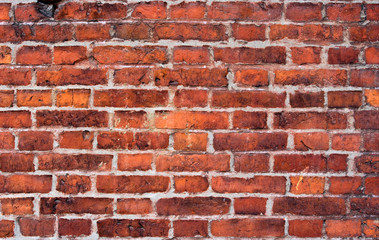 old red brick wall