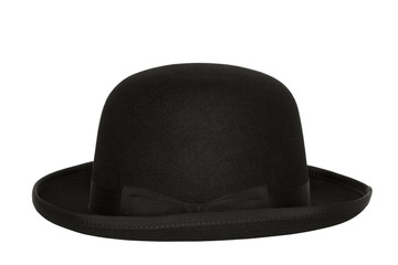 bowler hat with clipping path