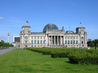 Fototapeta na wymiar Berliner Reichstag