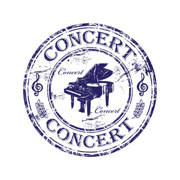 Concert rubber stamp